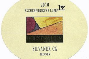 Etikett 2010 Escherndorfer Lump Silvaner GG