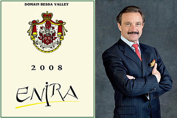 Collage Stephan von Neipperg und sein 2008 Enira