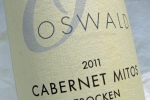 Etikett 2011 Cabernet Mitos trocken | Weingut Oswald