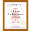 Etikett 2012 Côte de Provence Rosé La Chapelle