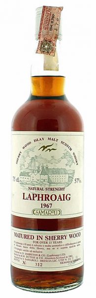 Laphroaig 15yo 1967 Duthie’s for Samaroli Sherry Cask 720btl - 57,0%