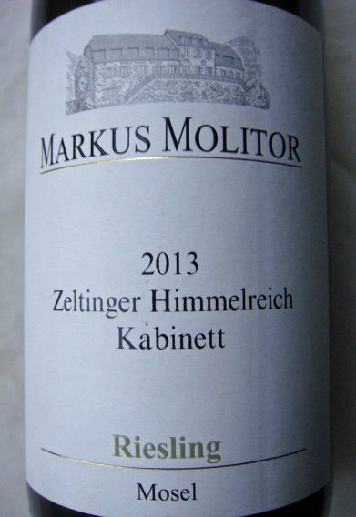 2013 Zeltinger Himmelreich Riesling Kabinett | Markus Molitor