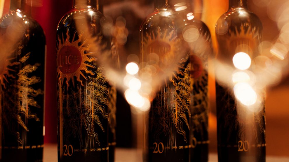 Zehn Jahrgänge des Luxusweins Luce