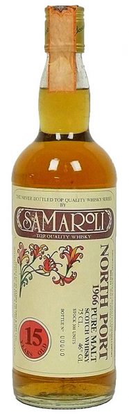 North Port 15y 66-81 Samaroli Pure Malt Flower label 300btl - 46%