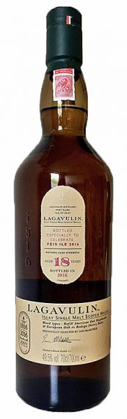 Lagavulin 18y 2016 Feis Ile 2016 2nd 200th Bottling - 49,5%