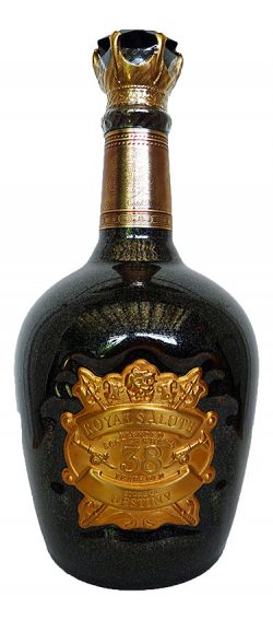 Royal Salute 38y 2013 Stone of Destiny Gold Emerald Decanter - 40%
