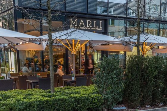 Die Weinbar Marli in Düsseldorf von außen
